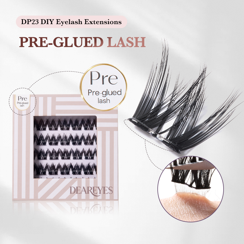 Eyelash Extension No 10 - DearEyes DP-23 Self Adhesive Eyelash Extension