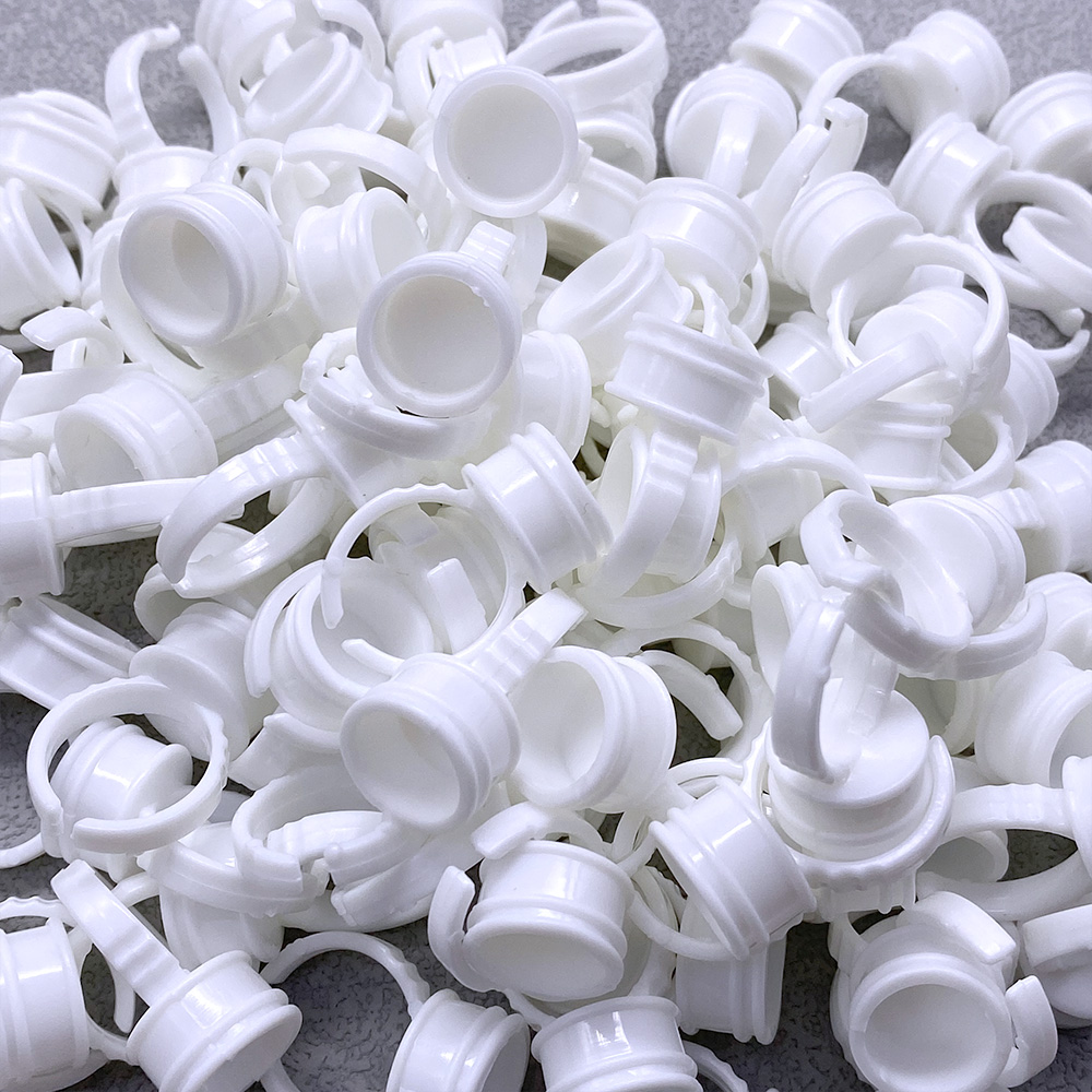 100Pcs Disposable Glue Ring Cu - Eyelash Extension Guide review and price