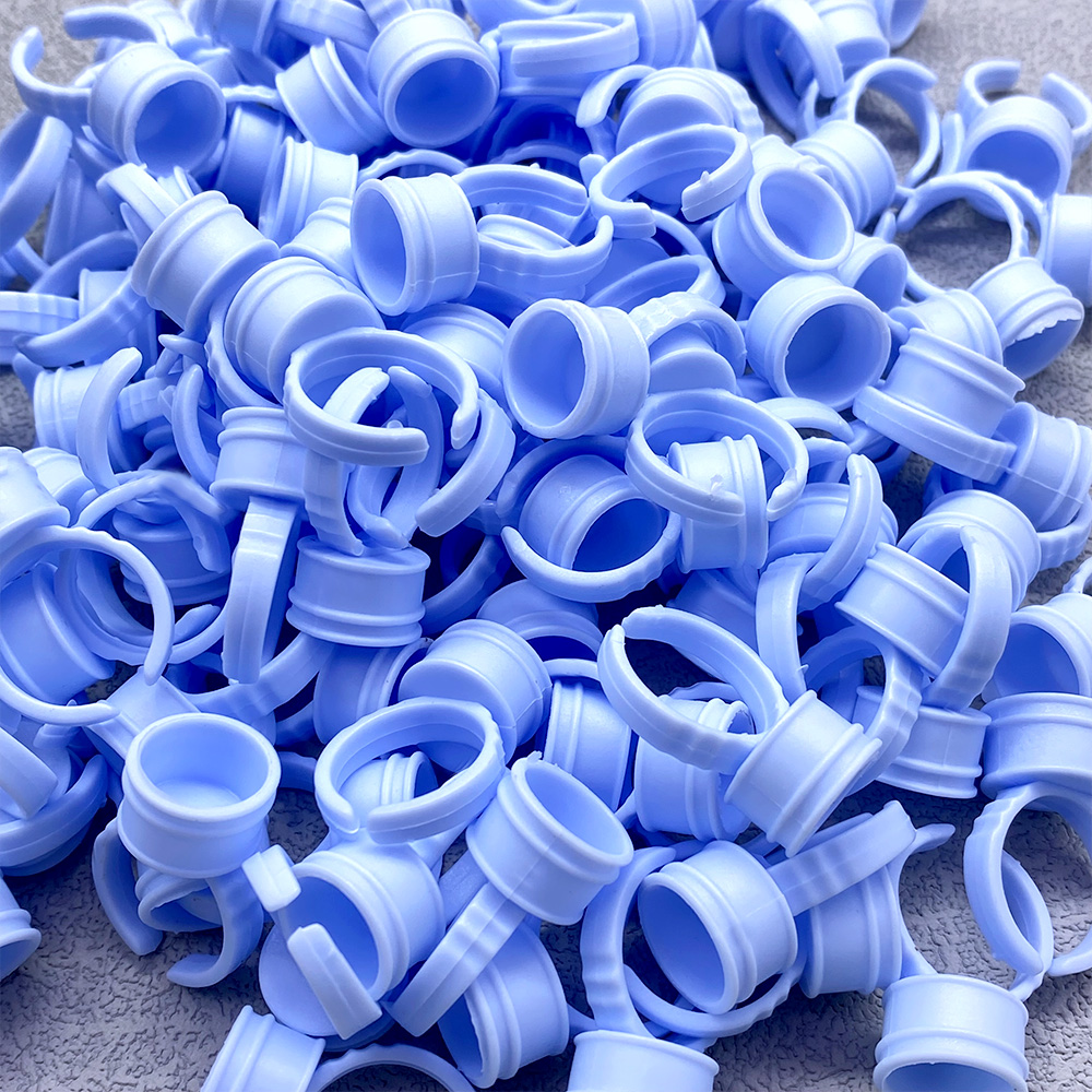 100Pcs Disposable Glue Ring Cu - Eyelash Extension Guide review and price