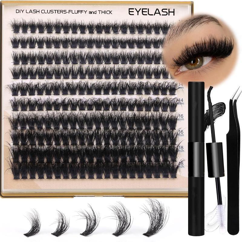 New Fluffy Thick Lash Clusters - Eyelash Extension Eyelash review and price