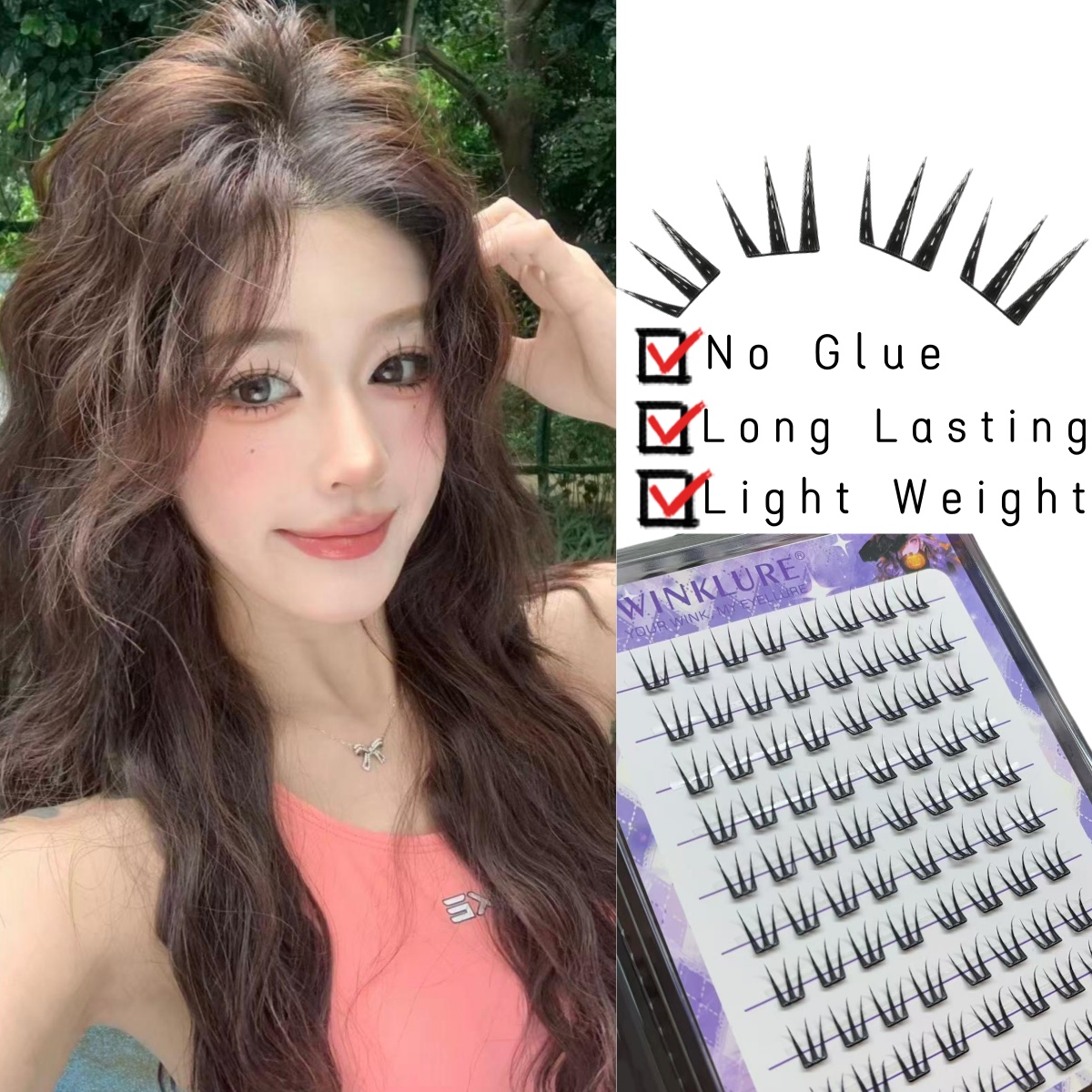 WINKLURE  No-Gule Fairy False  - Eyelash Extension No 10 review and price
