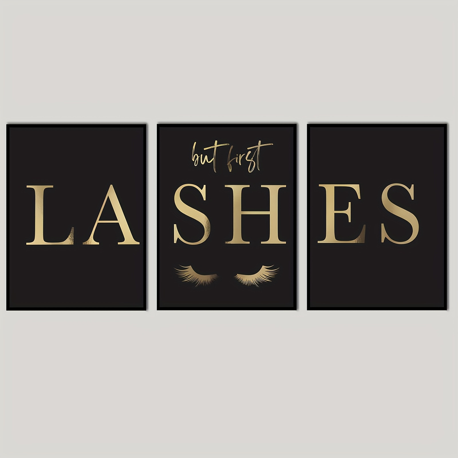 （Noframe 3PCS）-3pcs But First  - Eyelash Extension Eyelash review and price