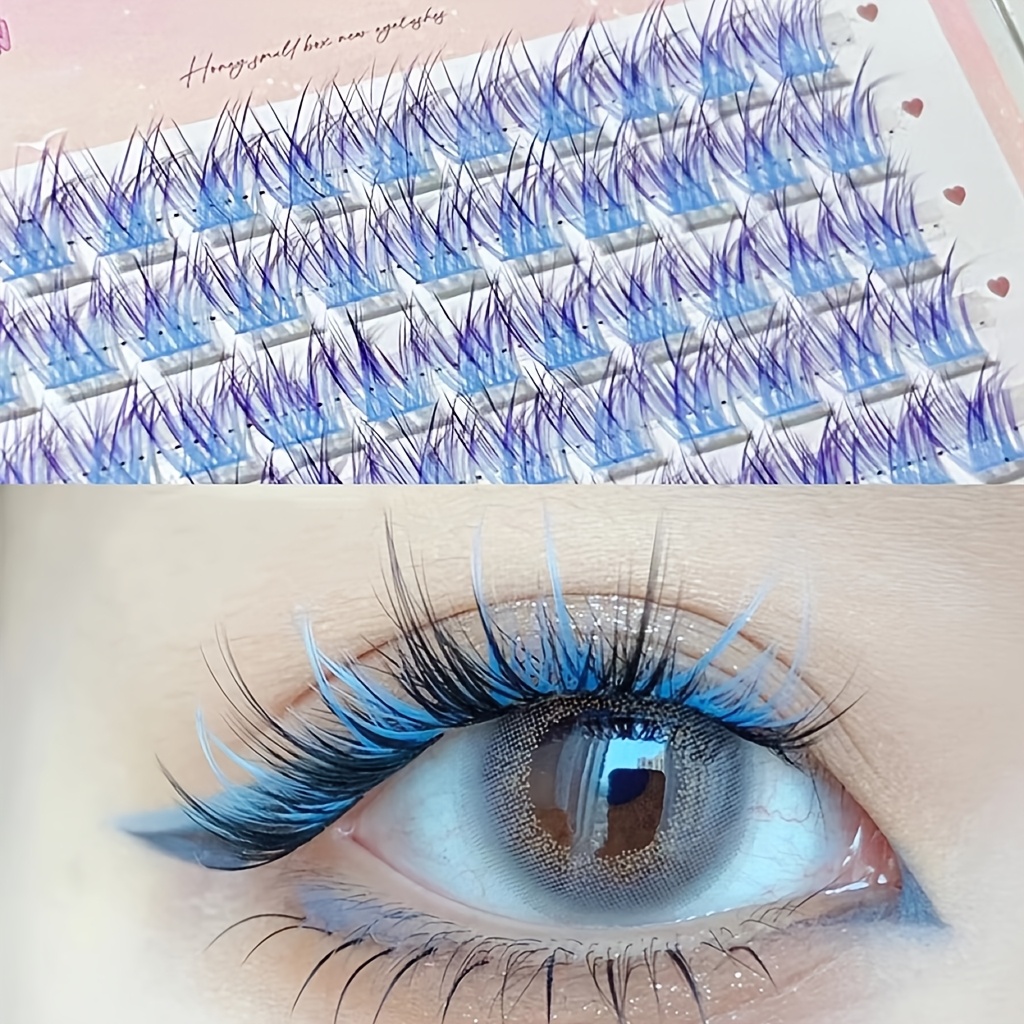 Mixiaohe Colorful Eyelashes 60 - Eyelash Extension Eyelash review and price